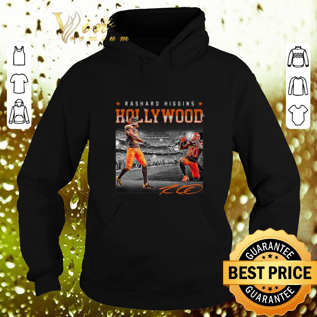 Official Cleveland Browns Rashard Higgins Holly Wood signature shirt Official Cleveland Browns Rashard Higgins Holly Wood signature shirt 4 - Official Cleveland Browns Rashard Higgins Holly Wood signature shirt
