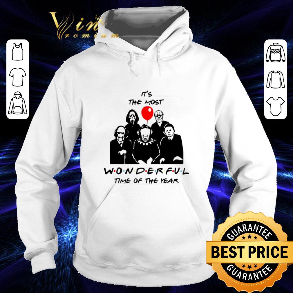 Premium Horror movie characters it s the most wonderful time of the year shirt 4 - Premium Horror movie characters it's the most wonderful time of the year shirt