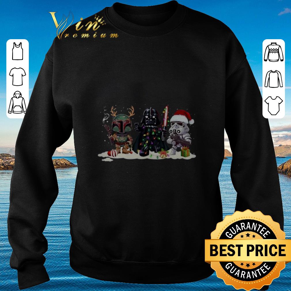 Stormtrooper Darth Vader Jango Fett Christmas shirt 4 - Stormtrooper Darth Vader Jango Fett Christmas shirt