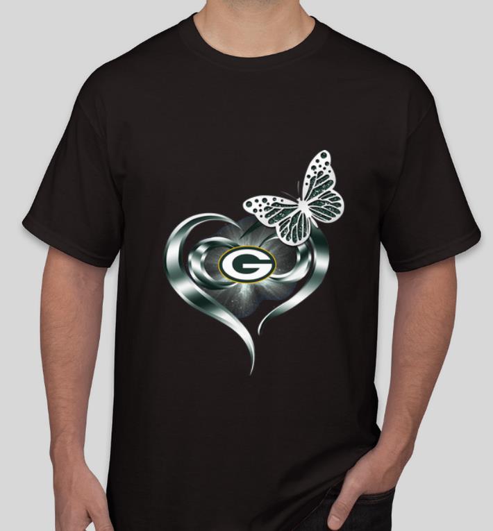 Awesome Butterfly Heart Love Green Bay Packers shirt 4 - Awesome Butterfly Heart Love Green Bay Packers shirt