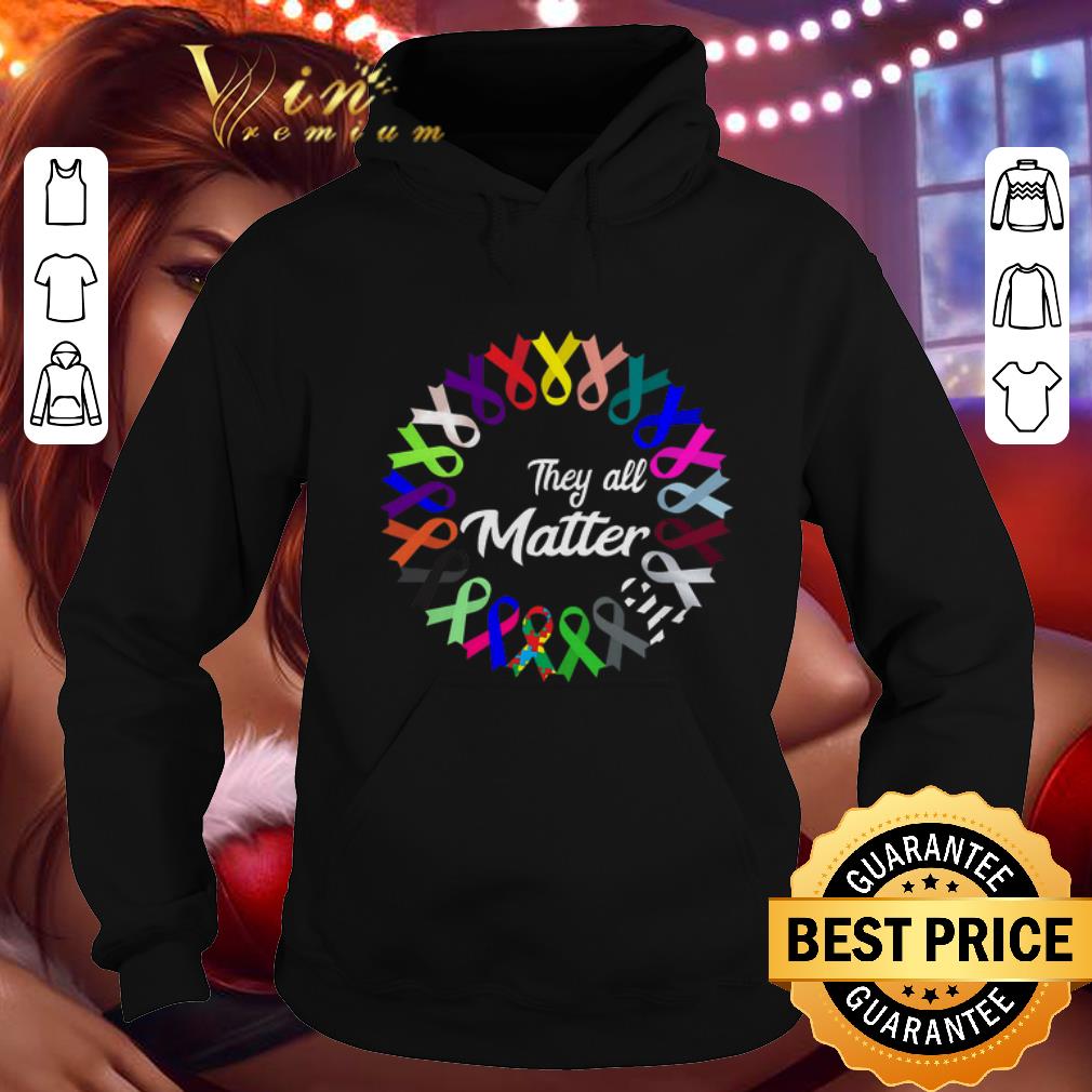 Cool They All Matter Breast Cancer Autism shirt Cool They All Matter Breast Cancer Autism shirt 4 - Cool They All Matter Breast Cancer Autism shirt