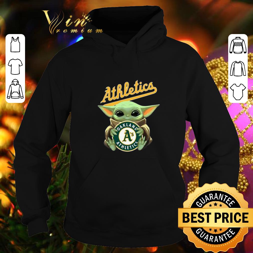 Nice Baby Yoda Hug Oakland Athletics Star Wars shirt 4 - Nice Baby Yoda Hug Oakland Athletics Star Wars shirt