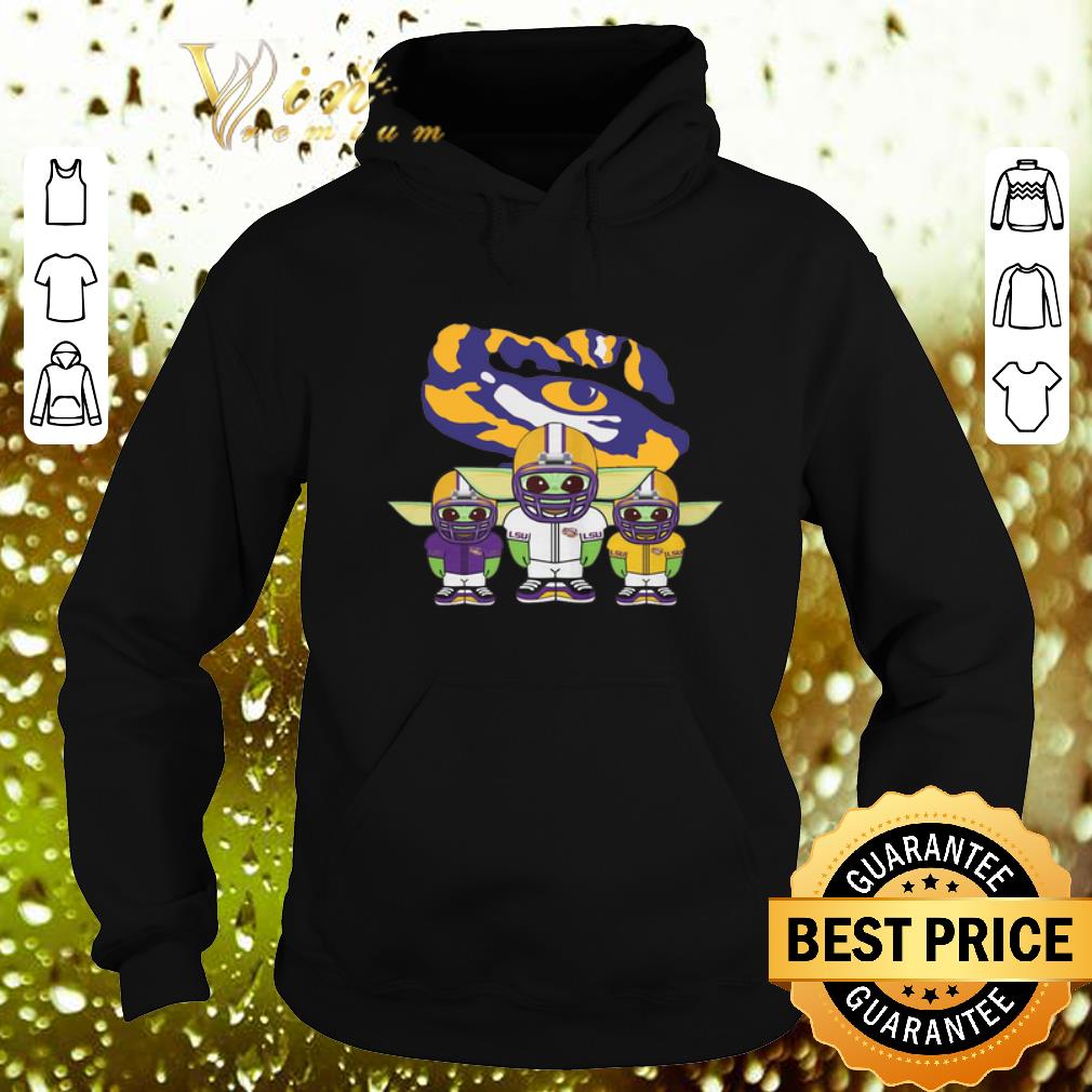 Nice Baby Yoda Mashup LSU Tigers shirt 4 - Nice Baby Yoda Mashup LSU Tigers shirt
