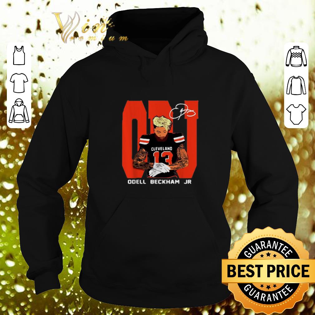 Nice Odell Beckham Jr. Cleveland Browns signature shirt Nice Odell Beckham Jr Cleveland Browns signature shirt 4 - Nice Odell Beckham Jr. Cleveland Browns signature shirt