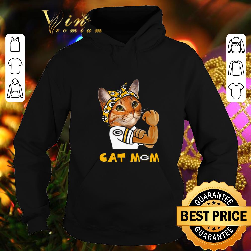 Nice Strong Cat Mom Green Bay Packers shirt 4 - Nice Strong Cat Mom Green Bay Packers shirt