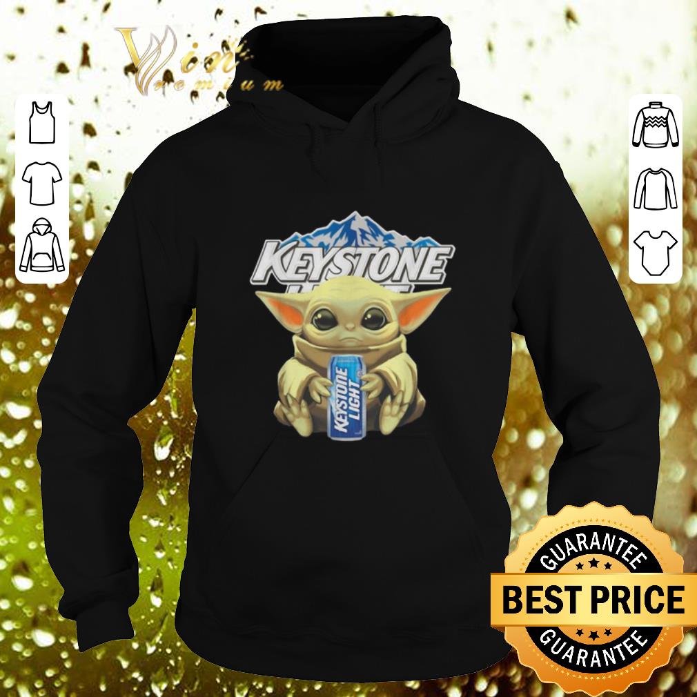 Official Baby Yoda hug Keystone Light Star Wars Mandalorian shirt 4 - Official Baby Yoda hug Keystone Light Star Wars Mandalorian shirt