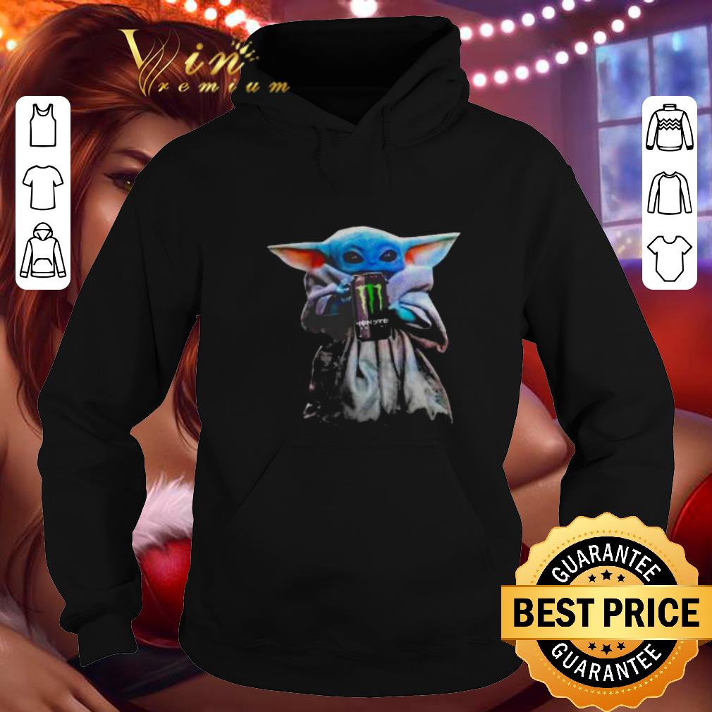 Official Baby Yoda hug Monster Energy Star Wars Mandalorian shirt 4 - Official Baby Yoda hug Monster Energy Star Wars Mandalorian shirt