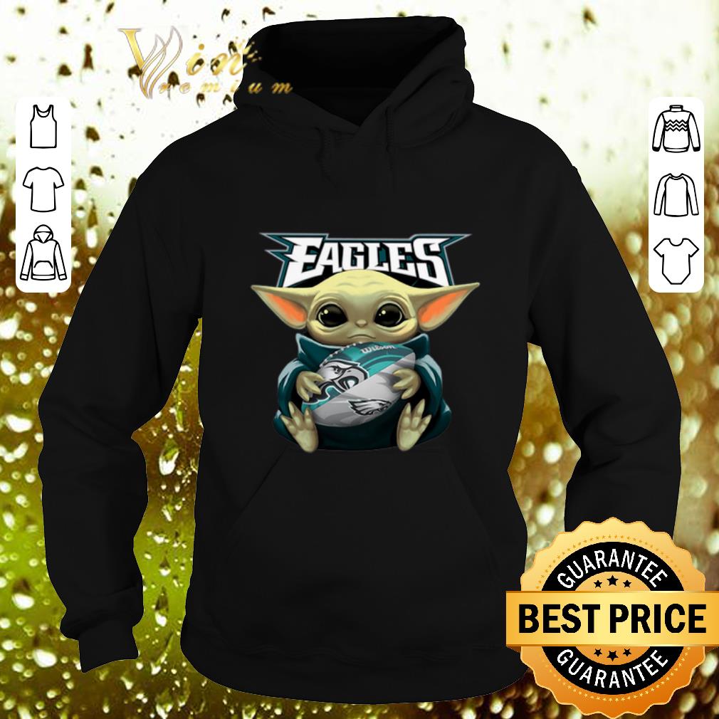 Official Baby Yoda hug Philadelphia Eagles Star Wars Mandalorian shirt 4 - Official Baby Yoda hug Philadelphia Eagles Star Wars Mandalorian shirt
