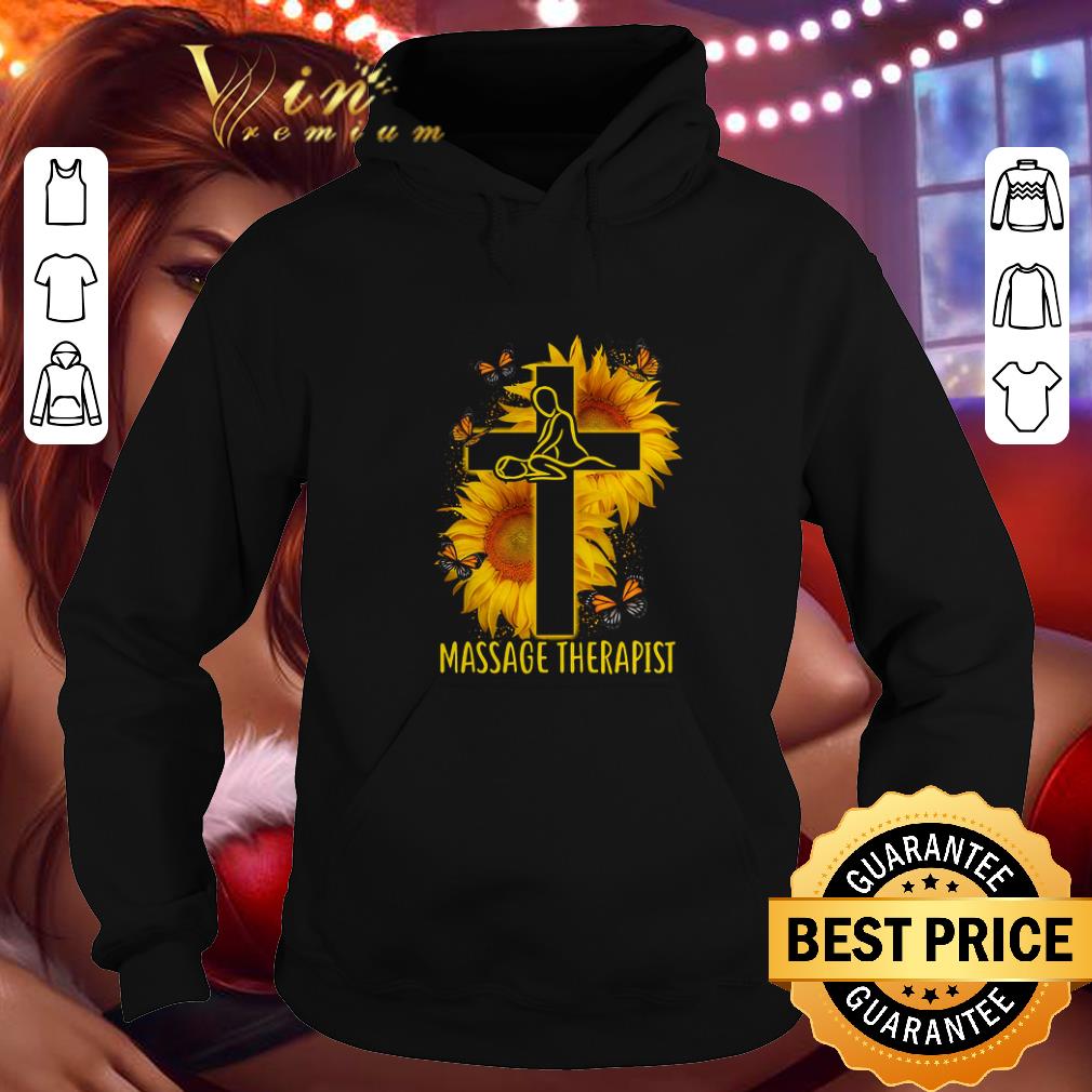 Official Butterfly Massage Therapist Christ Sunflower shirt Official Butterfly Massage Therapist Christ Sunflower shirt 4 - Official Butterfly Massage Therapist Christ Sunflower shirt