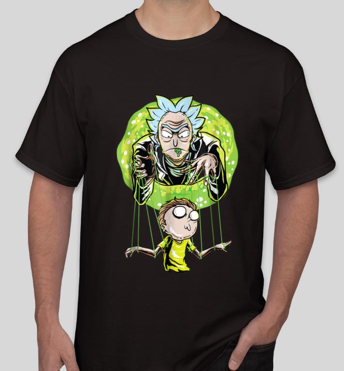 Original Rick And Morty Puppet And Space Portal shirt 4 - Original Rick And Morty Puppet And Space Portal shirt