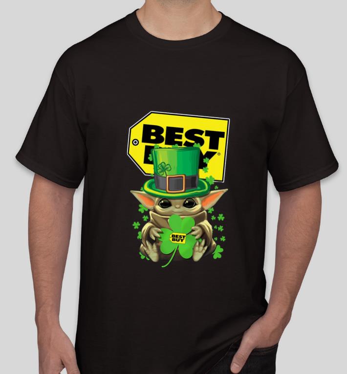 Awesome Baby Yoda Best Buy Shamrock St Patrick s Day shirt 4 - Awesome Baby Yoda Best Buy Shamrock St.Patrick’s Day shirt
