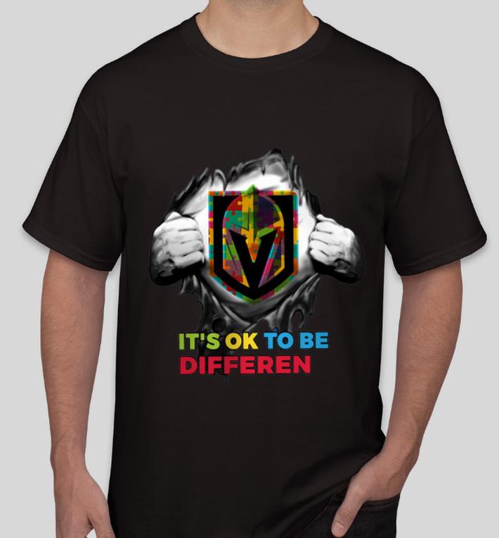 Awesome Vegas Golden Knights Mandalorian It s Ok To Be Different Autism shirt 4 - Awesome Vegas Golden Knights Mandalorian It’s Ok To Be Different Autism shirt