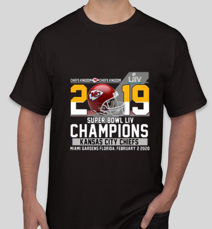 Nice 2019 Super Bowl LIV Champions Kansas City Chiefs Miami Gardens Florida February 2 2020 shirt 4 - Nice 2019 Super Bowl LIV Champions Kansas City Chiefs Miami Gardens Florida February 2 2020 shirt