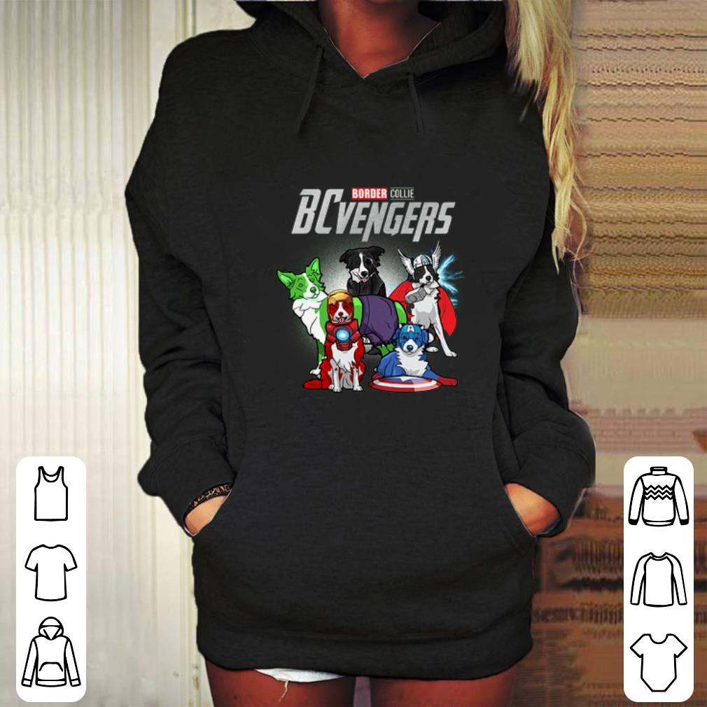 Nice Marvel Avengers Endgame Border Collie dogs BCvengers shirt 4 - Nice Marvel Avengers Endgame Border Collie dogs BCvengers shirt