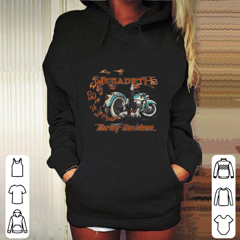 Nice Motorcycle guitar Megadeth Harley Davidson shirt 4 - Nice Motorcycle guitar Megadeth Harley Davidson shirt