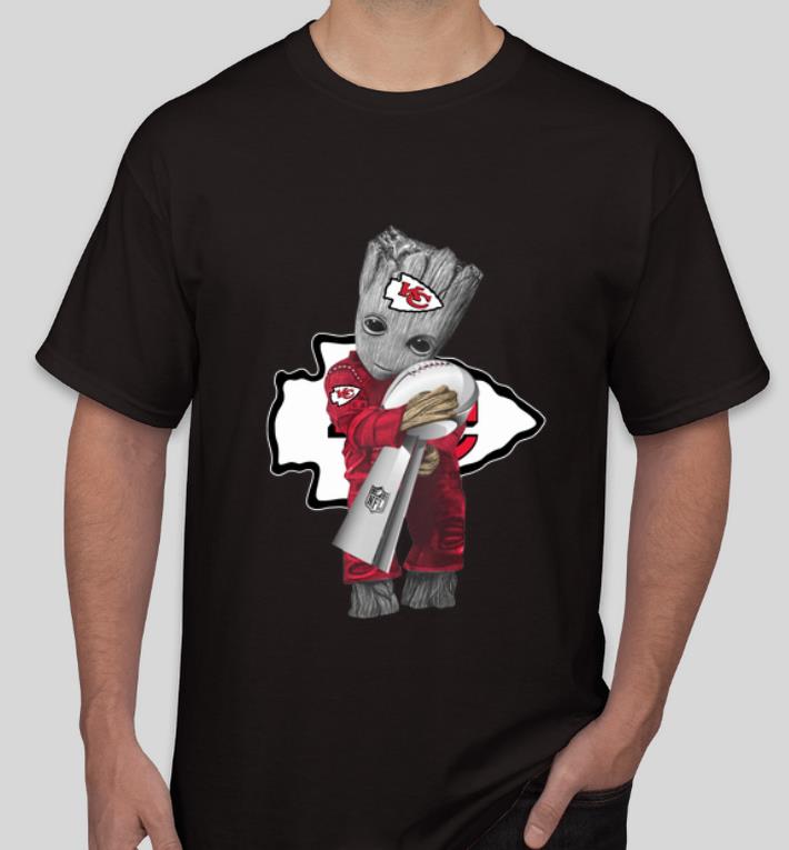 Official Baby Groot Hug Super Bowl Champions Kansas City Chiefs shirt 4 - Official Baby Groot Hug Super Bowl Champions Kansas City Chiefs shirt