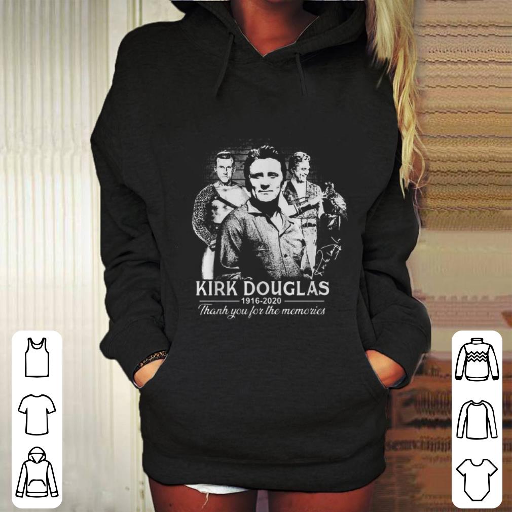Official Kirk Douglas 1916 2020 thank you for the memories signature shirt Official Kirk Douglas 1916 2020 thank you for the memories signature shirt 4 - Official Kirk Douglas 1916 2020 thank you for the memories signature shirt