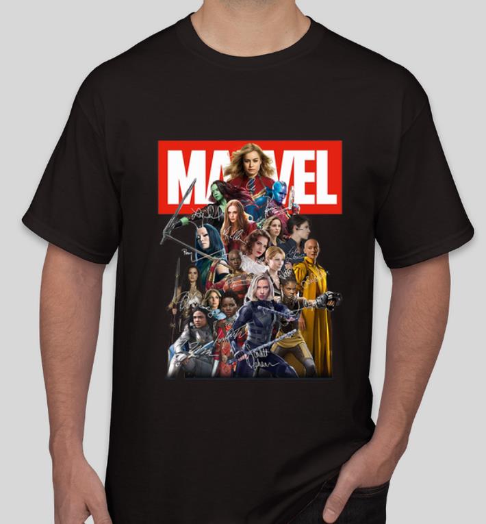Official Superhero Woman Avengers MCU Signature shirt 4 - Official Superhero Woman Avengers MCU Signature shirt