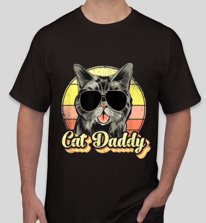 Premium Cat Daddy Cat Lover Vintage Father s Day shirt 4 - Premium Cat Daddy Cat Lover Vintage Father's Day shirt