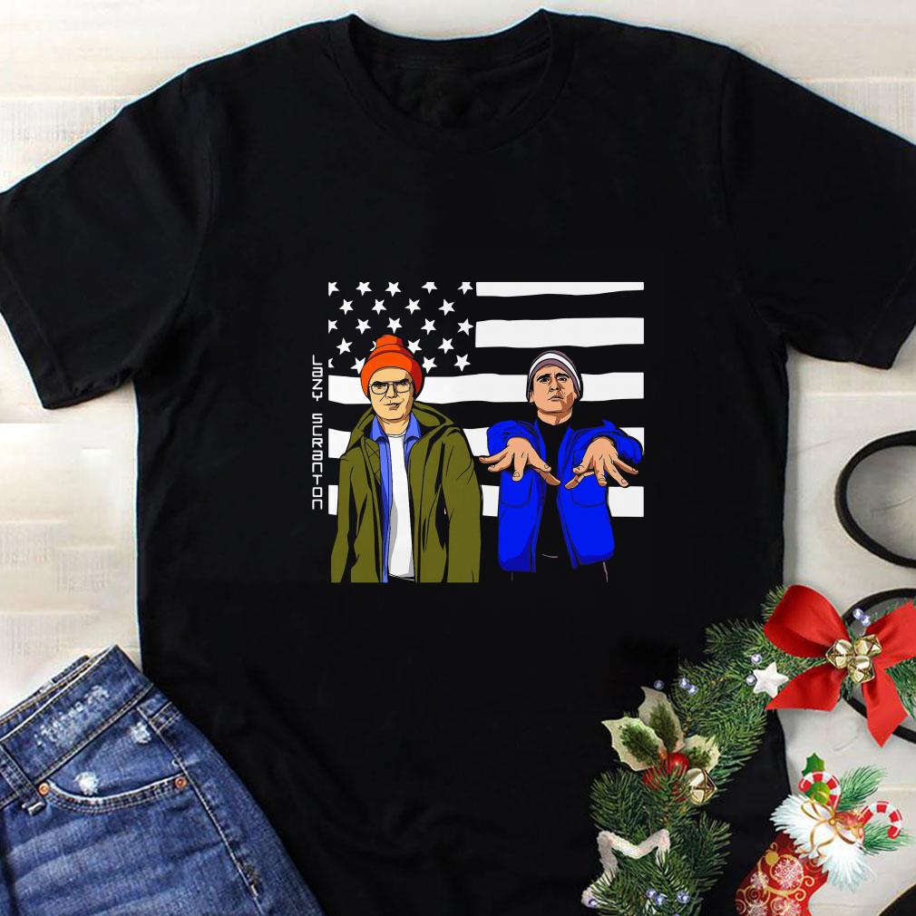 Awesome The Office Lazyy Scranton American Flag shirt 1 - Awesome The Office Lazyy Scranton American Flag shirt