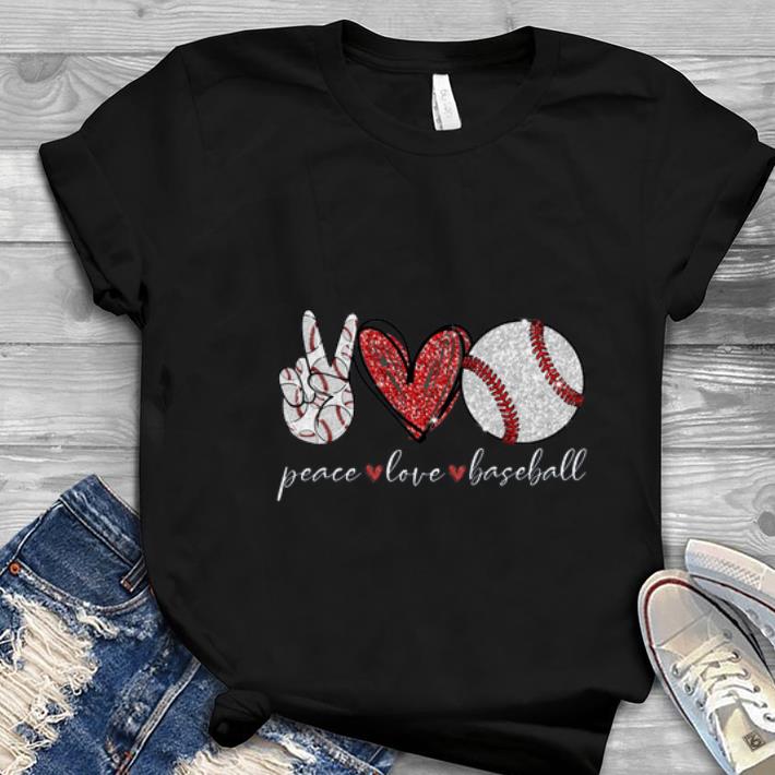 Great Peace Love Baseball shirt 1 - Great Peace Love Baseball shirt