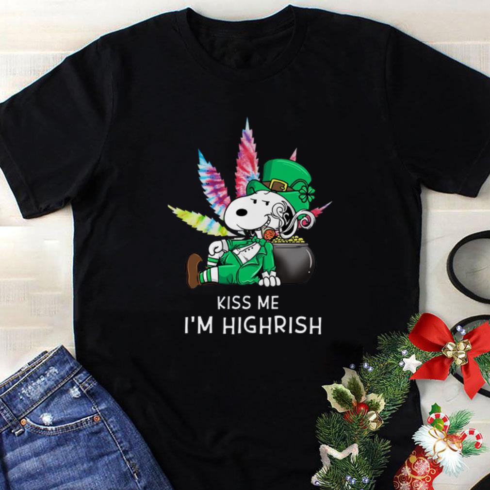 Nice Snoopy Kiss Me I m Highrish shirt 1 - Nice Snoopy Kiss Me I’m Highrish shirt