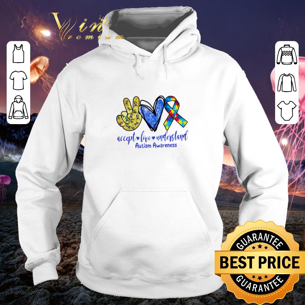 Official Accept love understand Autism awareness shirt Official Accept love understand Autism awareness shirt 4 - Official Accept love understand Autism awareness shirt