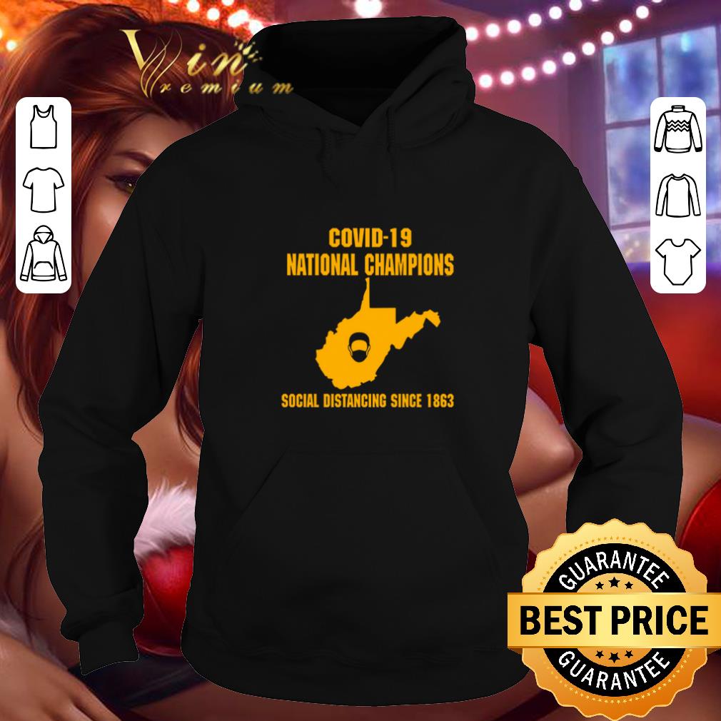 Official Covid 19 National champions social distancing since 1863 shirt 4 - Official Covid-19 National champions social distancing since 1863 shirt