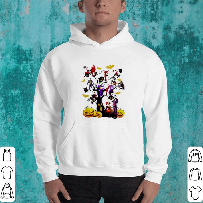 Official Joker and Harley Halloween tree shirt Official Joker and Harley Halloween tree shirt 4 - Official Joker and Harley Halloween tree shirt