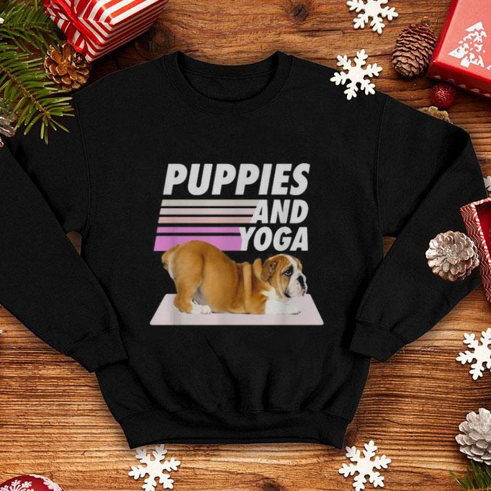 Official Juvenile Dog Puppies And Yoga shirt 4 - Official Juvenile Dog Puppies And Yoga shirt