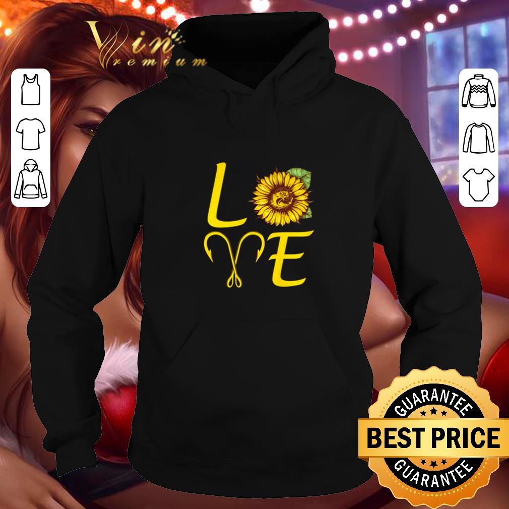 Official Sunflower love fishing hook shirt Official Sunflower love fishing hook shirt 4 - Official Sunflower love fishing hook shirt