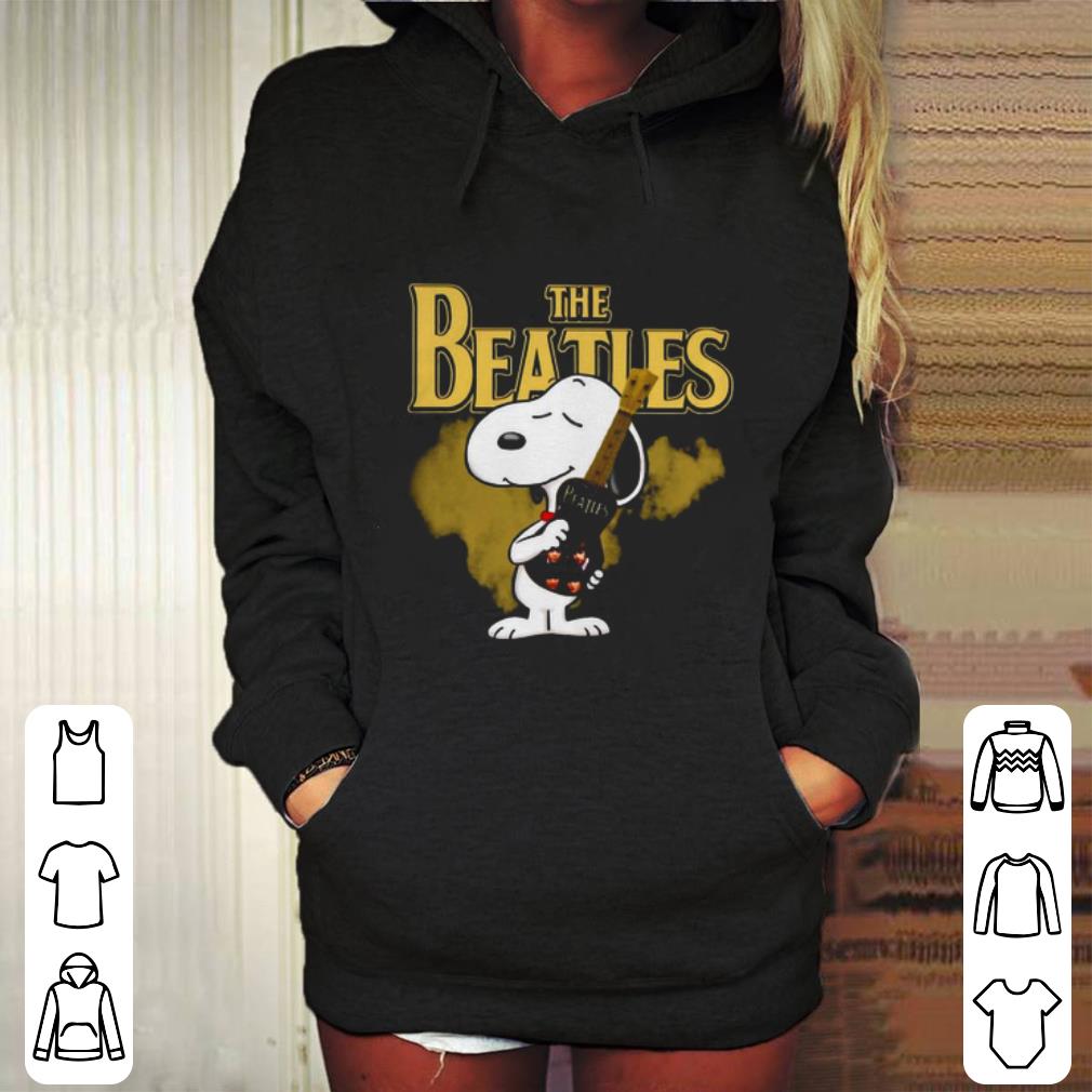Official The Beatles mashup Snoopy hug guitar shirt Official The Beatles mashup Snoopy hug guitar shirt 4 - Official The Beatles mashup Snoopy hug guitar shirt