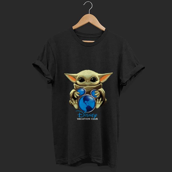 Top Baby Yoda Hug Disney Vacation Club shirt 1 - Top Baby Yoda Hug Disney Vacation Club shirt