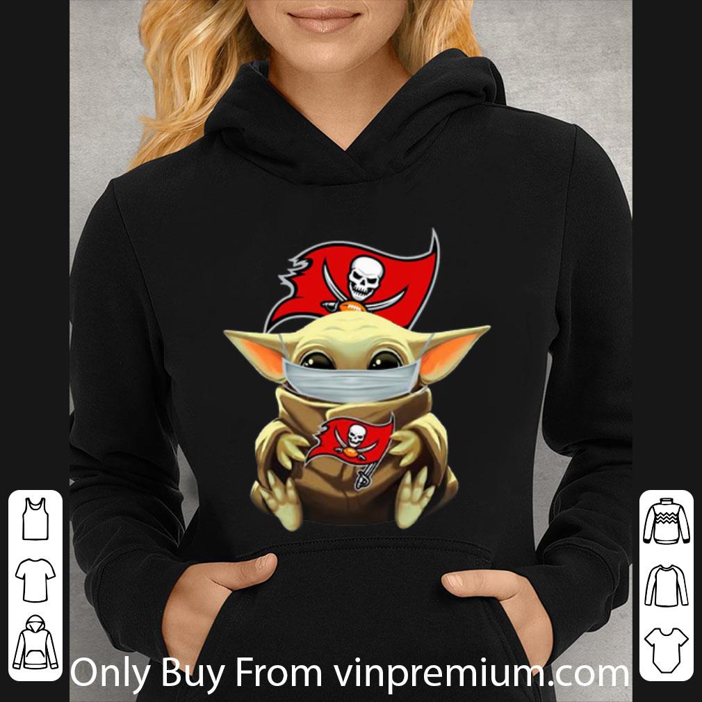 02a34307 premium star wars baby yoda face mask hug tampa bay buccaneers shirt 4 - Premium Star Wars Baby Yoda Face Mask Hug Tampa Bay Buccaneers shirt