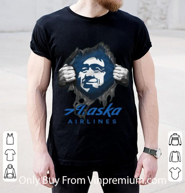 Awesome Blood Inside Me Alaska Airlines shirt