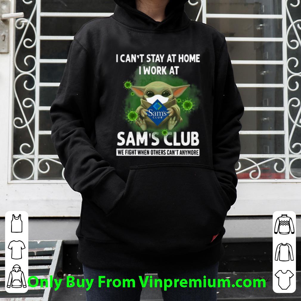 3c360788 official baby yoda i can t stay at home i work at sam s club coronavirus shirt 4 - Official Baby Yoda I Can’t Stay At Home I Work At Sam’s Club Coronavirus shirt