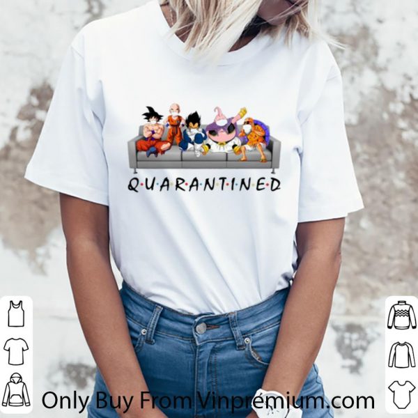 Hot Dragon Ball Characters Mask Quarantined Covid-19 shirt