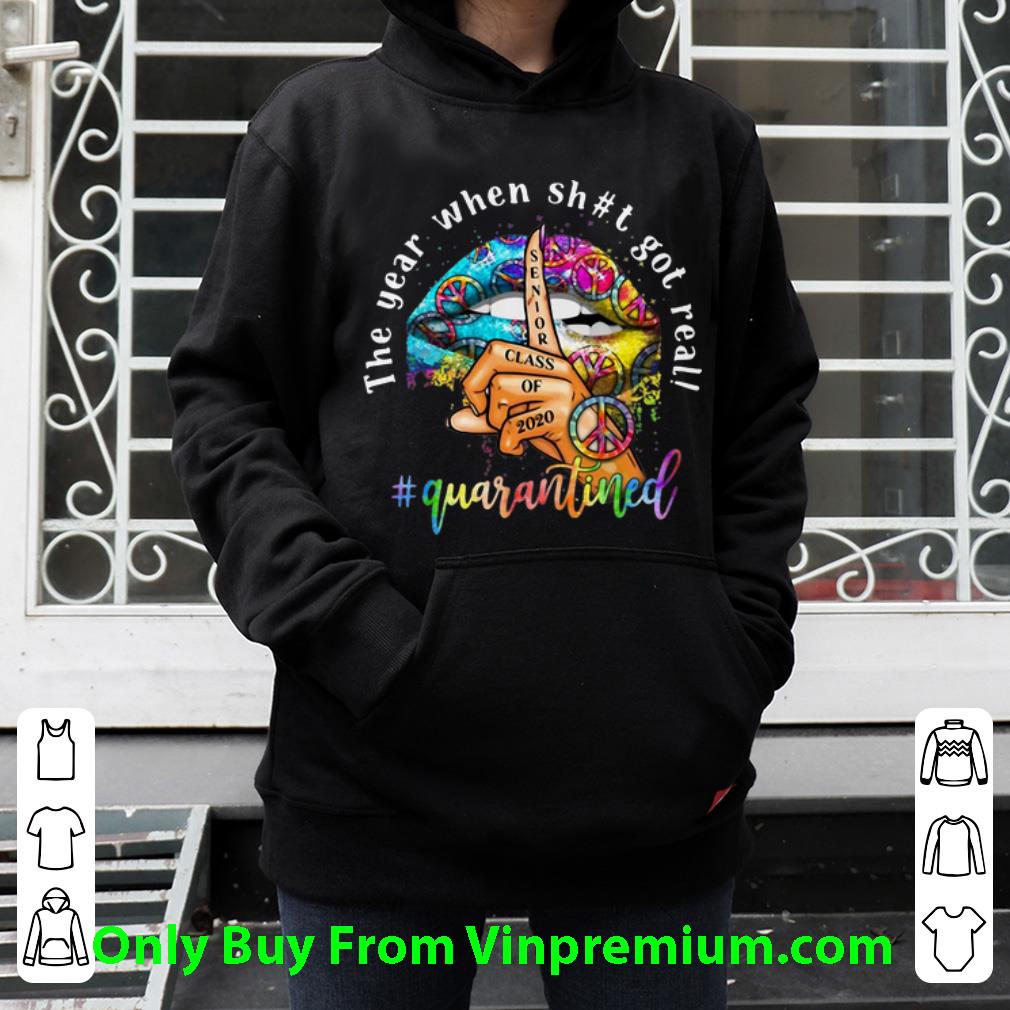 49322519 great lip hippie peace the year when shit got real quarantined shirt 4 - Great Lip Hippie Peace The Year When Shit Got Real Quarantined shirt