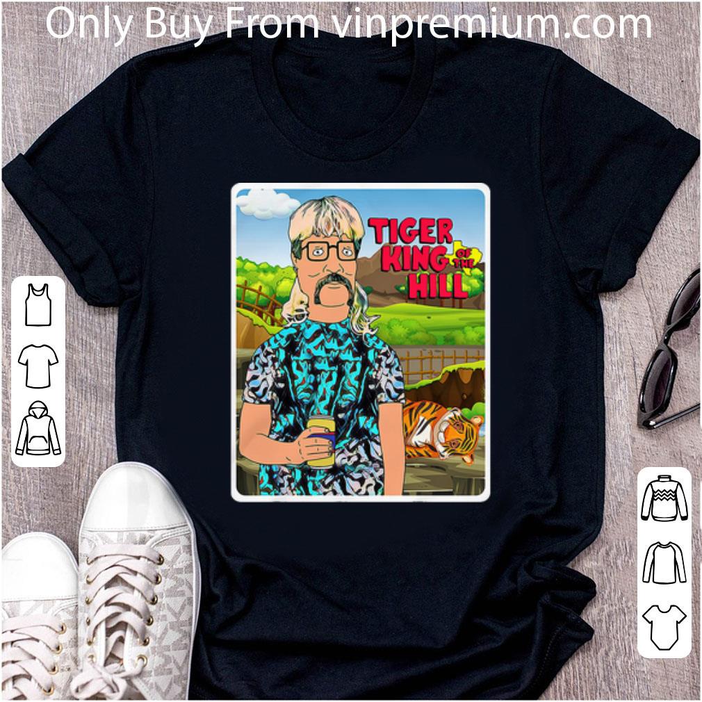 Nice Joe Exotic Tiger King Of The Hill shirt