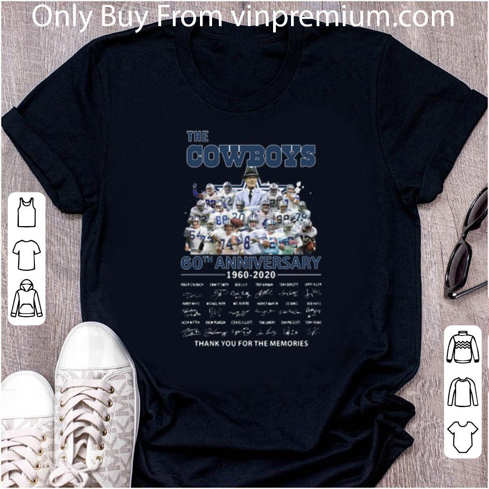 Pretty The Dallas Cowboys 60th Anniversary Thank You For The Memories shirt