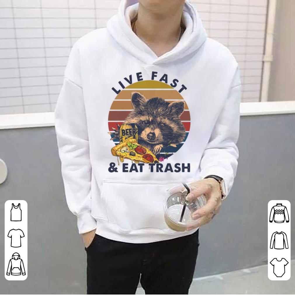 Official Vintage Racoon Beer Live Fast And Eat Trash shirt 4 - Official Vintage Racoon Beer Live Fast And Eat Trash shirt