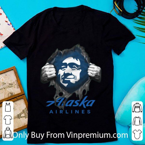Awesome Blood Inside Me Alaska Airlines shirt