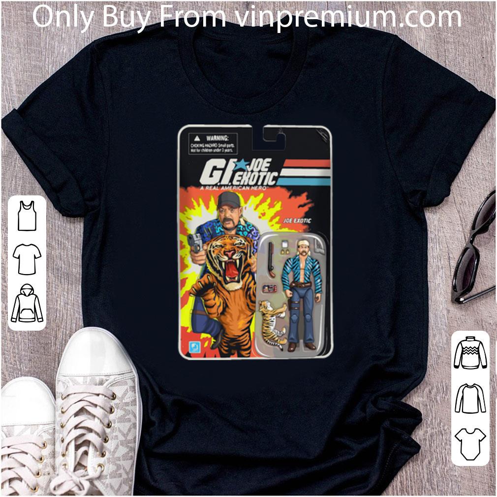 Official Gi Joe Exotic A Real American Hero Tiger King shirt