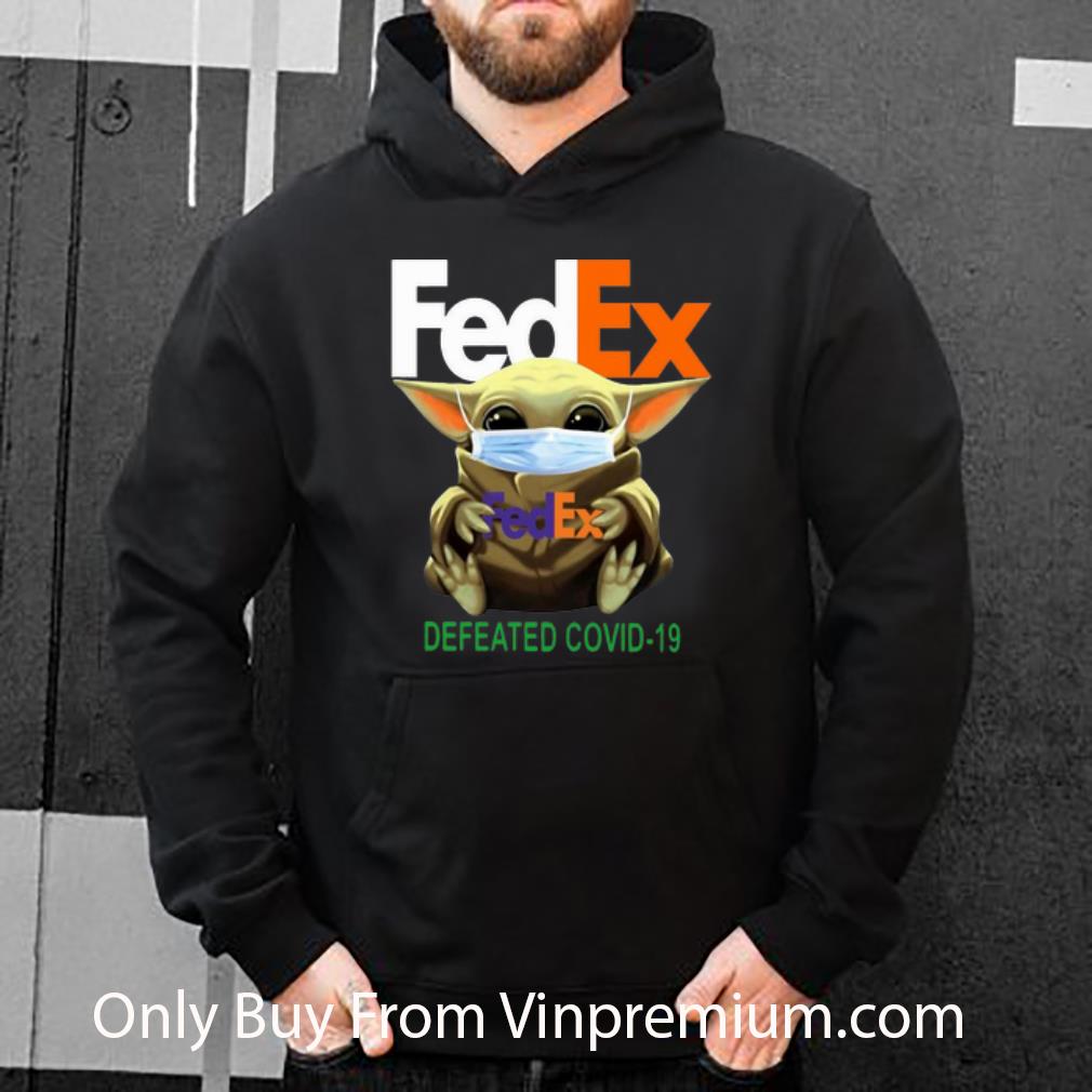 eb2a3ccf premium star wars baby yoda face mask hug fedex defeated covid 19 shirt 4 - Premium Star Wars Baby Yoda Face Mask Hug FedEx Defeated Covid-19 shirt