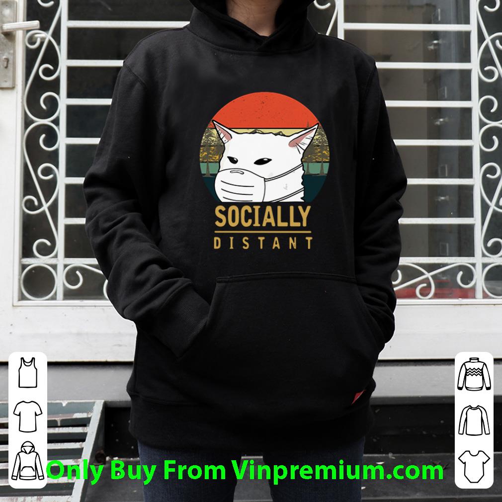 f3769a06 original smudge the cat mask socially distant vintage shirt 4 - Original Smudge The Cat Mask Socially Distant Vintage shirt