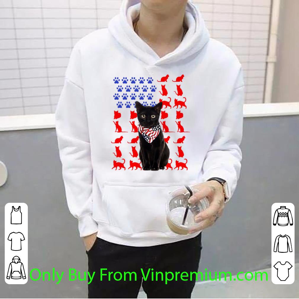 04540935 nice black cat american flag independence day shirt 4 - Nice Black Cat American Flag Independence Day shirt