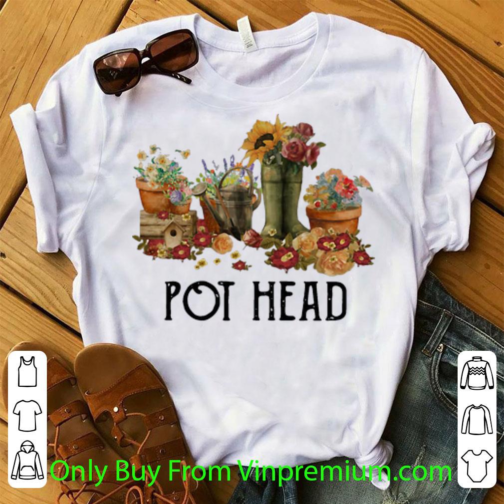 Awesome Pot Head Garden Flower shirt