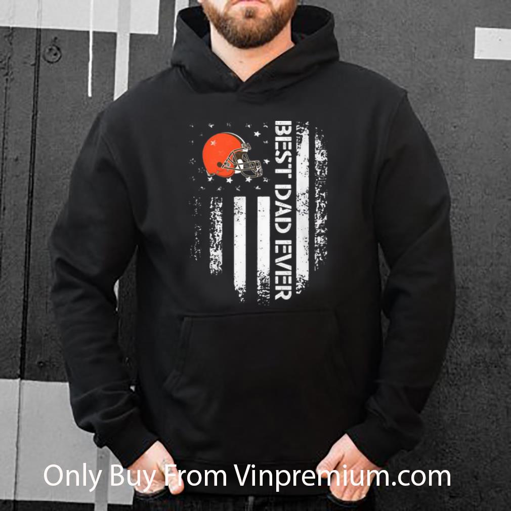 17fe9296 original cleveland browns best dad ever american flag father s day shirt 4 - Original Cleveland Browns Best Dad Ever American Flag Father's Day shirt