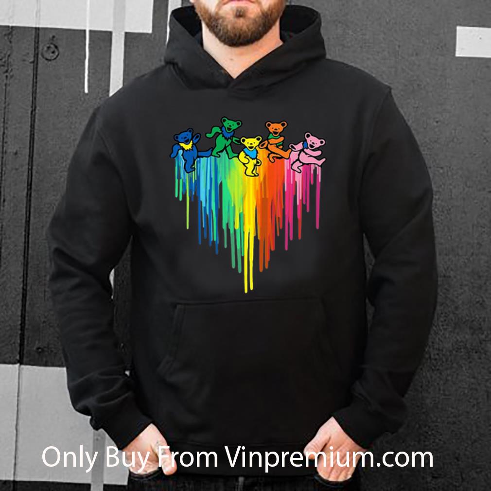 30d73ad5 nice grateful dead bear paint color shirt 4 - Nice Grateful Dead Bear Paint Color shirt