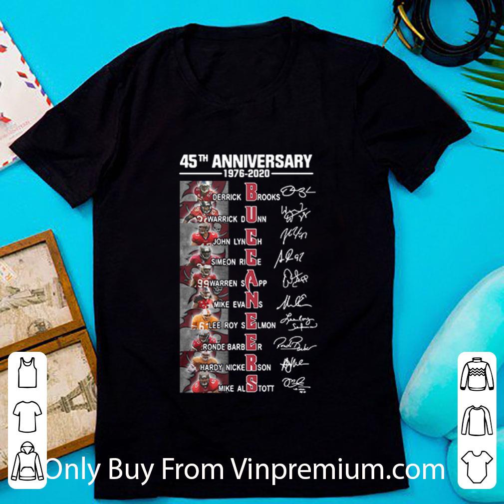 Premium 45th Anniversary Tampa Bay Buccaneers All Signature shirt